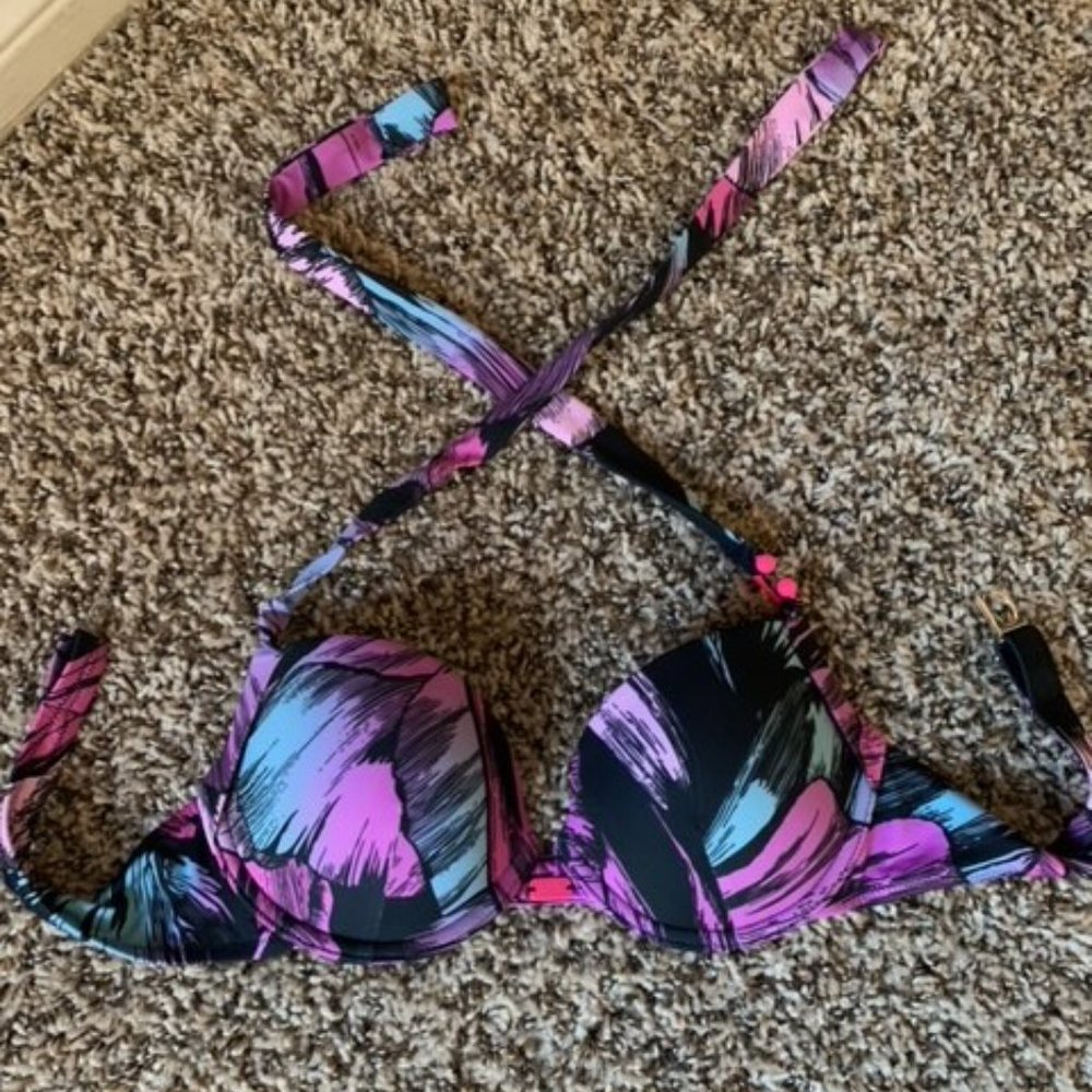 Emporio Armani EA7 Multi-colored Bathing Suit Top